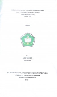 TINJAUAN PEMBERIAN DIET B1 TERHADAP ASUPAN ZAT GIZI, STATUS GIZI, KADAR GULA DARAH DAN KESEMBUHAN GANGRENN PADA PENDERITA DIABETES MILITUS DENGAN KOMPLIKASI GANGREN DI RSU St. ANTONIUS PONTIANAK