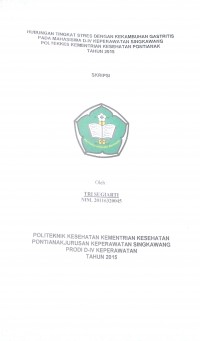 Hubungan Tingkat Stres Dengan Kekambuhan Gastritis Pada Mahasiswa D-IV Keperawatan Singkawang Poltekkes Kemenkes Pontianak Tahun 2015 / Tri Sugiarti.-- Singkawang : Poltekkes Kemenkes Pontianak Jurusan Keperawatan, 2015.- 70 p