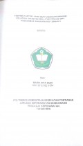 Faktor-faktor Yang Berhubungan Dengan Kejadian Diabetes Mellitus Tipe II Di UPT Puskesmas Singkawang Tengah 1 / Maria Inta Dudi.-- Singkawang : Poltekkes Kemenkes Pontianak Jurusan Keperawatan, 2016.- 85 p