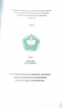 HUBUNGAN POLA KOMSUMSI MAKAN DENGAN PENDERITA KEP USIA 2-4 TAHUN DI DESA MAG MAGAN KECAMATAN LEDO KABUPATEN BENGKAYANG