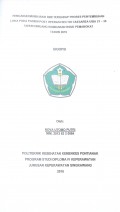 Pengaruh Mobilisasi Dini Terhadap Proses Penyembuhan Luka Pada Pasien Post operasi Sectio Caesarea Usia 21-35 Tahun Di Ruang Kebidanan RSUD Pemangkat Tahun 2016 / Nova Utomo Putri.-- Singkawang : PoltekkesKemenkes Pontianak JurusanKeperawatan, 2016.- 69 p