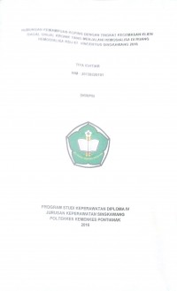 Hubungan Kemampuan Koping Dengan Tingkat Kecemasan Klien Gagal Ginjal Kronik Yang Menjalani Hemodialisa Di Ruang Hemodialisa RSU St. Vincentius Singkawang 2016 /Tiya Ichtiar.—Singkawang : Poltekkes Kemenkes Pontianak Jurusan Keperawatan, 2017.- 66 p