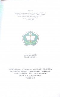 HUBUNGAN HYGIENE PERORANGAN PEGHUNI PANTI DENGAN KESAKITAN BERBASIS LINGKUNGAN DI PANTI ASUHAN NUR ILAHI KCAMATAN PONTIANAK BARAT TAHUN 2008