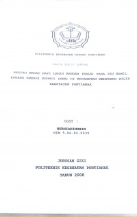 FAKTOR-FAKTOR YANG BERHUBUNGAN DENGAN PENGGUNAAN ALAT PELINDUNG DIRI (APD) PADA PEKERJA DI PABRIK MINYAK SAWIT (PMS) PTPN XIII (PERSERO) NGABANG KABUPATEN LANDAK