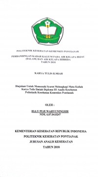 FAKTOR-FAKTOR YANG BERHUBUNGAN DENGAN ANGKA BEBAS JENTIK AEDES AEGYPTI WILAYAH KERJA PUSKESMAS PIMPINAN KABUPATEN SAMBAS TAHUN 2010