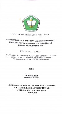 HUBUNGAN ANTARA KOMSUMSI FAST FOOD DAN KOMSUMSI SAYURAN DENGAN STATUS GIZI ANAK SMA KRISTEN IMMANUEL PONTIANAK