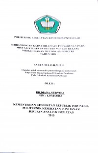 FAKTOR-FAKTOR YANG MEMPENGARUHI DAYA SIMPAN GARAM BERYODIUM PADA TINGKAT RUMAH TANGGA DI DESA CIPTA KARYA KECAMATAN SUNGAI BETUNG KABUPATEN BENGKAYANG