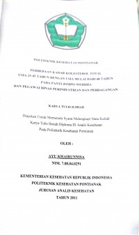 FAKTOR-FAKTOR YANG BERHUBUNGAN DENGAN SANITASI PADA KAPAL YANG BERSANDAR DI PELABUHAN DWIKORA PONTIANAK