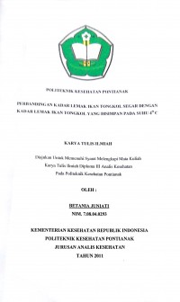 KANDUNGAN MERKURI PADA AIR SUNGAI DAN UDANG PUTIH (Penaeus vannamei) DI SUNGAI KAPUAS KOTA PONTIANAK