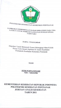 HUBUNGAN POLA ASUH GIZI TERHADAP STATUS GIZI BALITA DI PAUD AISYIYAH 3 JALAN PARIT H. HUSEIN 2 GANG MANDALA INDAH KOTA PONTIANAK