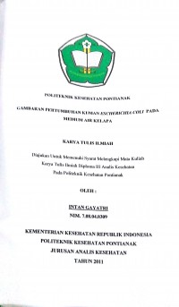 ANALISIS KANDUNGAN MERKURI (Hg) PADA AIR SUNGAI LANDAK DI DESA SEMEDANG KECAMATAN KUALA BEHE KABUPATEN LANDAK TAHUN 2012