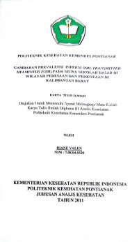 STUDI PEMERIKSAAN TELUR CACING Taenia PADA SAWI KERITING (Brassica Juncea L) YANG DIJUAL DI PASAR FLAMBOYAN