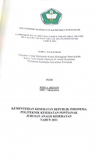 GAMBARAN PENGETAHUAN, PENDIDIKAN DAN PENDAPATAN ORANG TUA DENGAN POLA KOMSUMSI ANAK AUTIS DI YAYASAN BINA ANAK BANGSA KOTA PONTIANAK