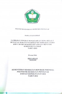 HUBUNGAN PENGETAHUAN DAN PENGGUNAAN PEMBUNGKUS TERHADAP KANDUNGAN Pb PADA JAJANAN GORENGAN DI KOTA PONTIANAK TAHUN 2012