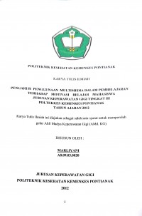 HUBUNGAN OBESITAS DENGAN PENDAPATAN ORANG TUA DAN AKTIFITAS FISIK SISWA SMAN 1 DAN SMAN 3 KOTA PONTIANAK