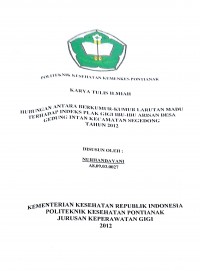 GAMBARAN FREKUENSI LAMA MENJALANI HEMODIALISA DENGAN STATUS GAGAL GINJAL KRONIK RAWAT JALAN DI RSUD Dr.SOEDARSO PONTIANAK