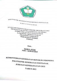 FAKTOR-FAKTOR YANG BERHUBUNGAN DENGAN ANGKA KUMAN PADA HELM MAHASISWA/I JURUSAN KESEHATAN LINGKUNGAN POLITEKNIK KESEHATAN KEMENKES PONTIANAK TAHUN 2012