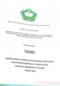 POLA MAKAN DAN STATUS GIZI TERHADAP KADAR GULA DARAH PADA PASIEN DIABETES MELLITUS TIPE 2 RAWAT JALAN DI RUMKIT TINGKAT III KARTIKA HUSADA PONTIANAK