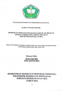 FAKTOR-FAKTOR YANG MEMPENGARUHI POSITIF JENTIK NYAMUK Aedes aegypti DI DESA LIMBUNG WILAYAH KERJA PUSKESMAS SUNGAI DURIAN KECAMATAN SUNGAI RAYA KABUPATEN KUBU RAYA TAHUN 2013