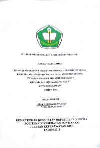 HUBUNGAN ANTARA KARAKTERISTIK INDIVIDU, LAMA KERJA DAN MASA KERJA DENGAN PERILAKU PENGGUNAAN ALAT PELINDUNG DIRI (APD) PADA PEKERJA BENGKEL LAS DI KECAMATAN PONTIANAK BARAT