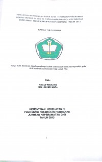 ANALISIS SANITASI TERMINAL PENUMPANG DI PELABUHAN DWIKORA PONTIANAK TAHUN 2013