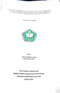 GAMBARAN TINGKAT PENGETAHUAN, ASUPAN ZAT GIZI DAN STATUS GIZI PENDERITA GAGAL GINJAL KRONIK YANG MELAKUKAN HEMODIALISA RAWAT JALAN DI RSUD dr.SOEDARSO PONTIANAK