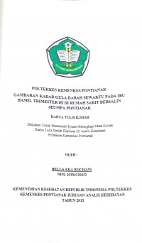 HUBUNGAN ANTARA FACTOR PERSONAL HYGIENE DAN KETERSEDIAAN JAMBAN DENGAN KEJADIAN KECACINGAN PADA ANAK-ANAK DI SEKITAR PEMUKIMAN TPA BATU LAYANG KOTA PONTIANAK