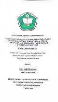 STUDI PENERAPAN HYGIENE SANITASI MAKANAN DAN KEBERADAAN ANGKA KUMAN PADA ES KRIM TRADISIONAL DI SEKOLAH DASAR NEGERI KECAMATAN PONTIANAK TIMUR