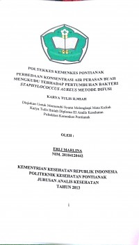 PENGARUH KONSENTRASIEKSTRAK MENGKUDU PADA PEMBUATAN SERBUK MENGKUDU (MORINDA CITRIFOLIA L.) TERHADAP DAYA TERIMA PANELIS