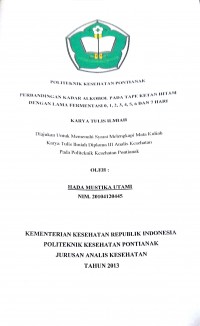 HUBUNGAN KARAKTERISTIK KADER DENGAN TINGKAT KETELITIAN (PRESISI) KADER DALAM MELAKUKAN PENIMBANGAN BERAT BADAN BALITA DI POSYANDU BINAAN NICE (NUTRITIONAL IMPROVEMENT THROUGH COMMUNITY EMPOWEREMENT) KECAMATAN NGABANG KABUPATEN LANDAK