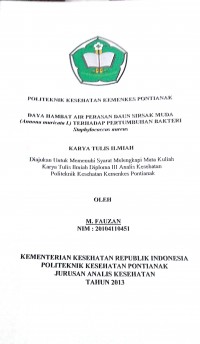 FAKTOR-FAKTOR YANG BERHUBUNGAN DENGAN TINGKAT KEHADIRAN IBU BALITA KE POSYANDU DI DESA DURIAN KECAMATAN SAMBAS