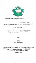 Gambaran hygiene sanitasi dan kualitas sajian makanan di Kantin Sekolah Terpadu Pontianak Timur tahun 2015. Riyanto, Merliyana
Pontianak : Poltekkes Kemenkes Pontianak, 2015. 70 Hal