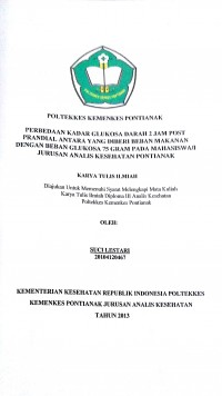 Studi sanitasi dan densitas Bakteri, Kapang dan Khamir pada kapur kapal penumpang tujuan luar Kalimantan Barat yang merapat di Pelabuhan Dwikora Pontianak tahun 2014. Maulana, Rachmat Dwi Cahyo
Pontianak : Poltekkes Kemenkes Pontianak, 2015. 51 Hal