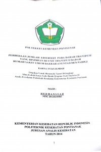 Gambaran Pengetahuan, Sikap Dan Perilaku Masyarakat Dalam Pemberantasan Sarang Nyamuk Aedes aegypti Di Desa Arang Limbung Kecamatan Sungai Raya Kabupaten Kubu Raya Tahun 2015 / Nanik Trifani.-- Pontianak : Poltekkes Kemenkes Pontianak Jurusan Kesehatan Lingkungan, 2015.- 40 p