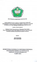 Hubungan Jarak Pelayanan Dan Sis Klor Terhadap Kualitas Mikrobiologi (Coliform) Pada Jaringan PDAM Kabupaten Mempawah Tahun 2015 / Nur Hidayah.-- Pontianak : Poltekkes Kemenkes Pontianak Jurusan Kesehatan Lingkungan, 2015.- 70 p