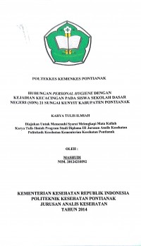 Hubungan pendapatan keluarga terhadap status gizi balita di Wilayah Kerja Puskesmas KORPRI Kecamatan Sungai Raya Dalam Kabupaten Kubu Raya.