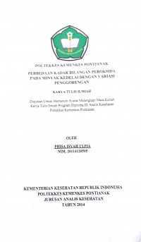 Aspek-aspek dalam pola asuh yang berhubungan dengan status gizi balita di Desa Menyabo Kecamatan Tayan Hulu Kabupaten Sanggau.