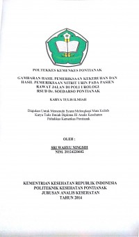 Rancang Bangun Perangkap Pengendalian Tikus GOT (Rattus Norvegicus) Di Pasar Flamboyan Kota Pontianak 2016 / Ismanto.-- Pontianak : PoltekkesKemenkes Pontianak JurusanKesehatanLingkungan, 2016.- 47 p