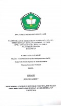 Hubungan pengetahuan, pendidikan, pekerjaan dan efek samping terhadp kepatuhan ibu hamil dalam mengkomsumsi tablet Besi (Fe) di Wilayah Kerja Puskesmas Khatulistiwa Pontianak Utara.