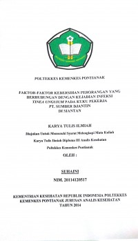 Hubungan pengetahuan, pendidikan, pekerjaan dan efek samping terhadp kepatuhan ibu hamil dalam mengkomsumsi tablet Besi (Fe) di Wilayah Kerja Puskesmas Khatulistiwa Pontianak Utara.