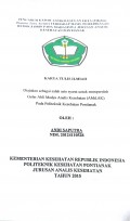 Gambaran Pengelolaan Limbah Cair Di Puskesmas Rawat Jalan Kelurahan Terusan Mempawah Hilir / Ratih Wijayanti.-- Pontianak :PoltekkesKemenkes Pontianak JurusanKesehatanLingkungan, 2016.- 39 p