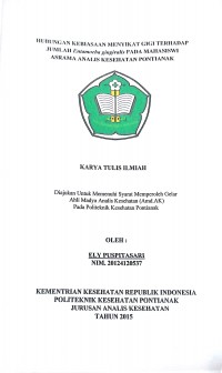 Hubungan Konsumsi Serat Terhadap Status Gizi Pdaa Anak SD Kristen Immanuel Pontianak / Mahyuni Susanti.--  Pontianak : Politeknik Kesehatan Kemenkes Pontianak Jurusan Gizi, 2015.- 48 Hal