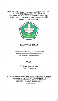 Penambahan Susu Kedelai ( Glycine Max) Pada Pembuatan Permen Lidah Buaya (Aloe Vera) Terhadap Daya Terima Panelis / Marlina Sisi Marlin.--  Pontianak : Politeknik Kesehatan Kemenkes Pontianak Jurusan Gizi, 2015.- 63 Hal