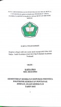 Hubungan Pengetahuan Dan Sikap Pedagang Minuman Cendol Dengan Penggunaan Pemanis Buatan Sakarin Dan Siklamat Di Kecamatan Pontianak Utara 2016 / Yana Nursiana.-- Pontianak : PoltekkesKemenkes Pontianak JurusanKesehatanLingkungan, 2016.- 50 p