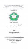 Hubungan Status Gizi Dengan Tingkat Kesegaran Jasmani Pada Anak SD Kristen Immanuel Pontianak / Refal Doni Saputra.--  Pontianak : Politeknik Kesehatan Kemenkes Pontianak Jurusan Gizi, 2015.- 81 Hal