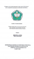 Gambaran Tingkat Keparahan Karies Pada Gigi Insisivus Rahang Atas Permanen Pada Siswa-Siswi SMPN 08 Parit H. Husin II Pontianak Tenggara Tahun 2015 / Efrin Manisa.-- Pontianak : Poltekkes Kemenkes Pontianak Jurusan Keperawatan Gigi, 2015.- 39