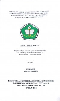 Gambaran Pengetahuan, Sikap, Perilaku Ibu Dalam Penanganan Awal Diare Balita (1-4 Tahun ) Di Wilayah Kerja Puskesmas Saigon Kecamatan Pontianak Timur 2017 / Frastika, Ririn.-- Pontianak : PoltekkesKemenkes Pontianak JurusanKesehatanLingkungan, 2017.- 67 p