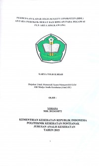 Gambaran Pelaksanaan Program Kesehatan Lingkungan Di Puskesmas Khatulistiwa 2016 / Ruswanto.-- Pontianak : PoltekkesKemenkes Pontianak JurusanKesehatanLingkungan, 2017.- 42 p