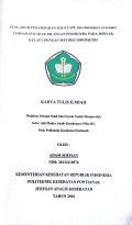 Gambaran Peran Masyarakat, Kader Dan Tokoh Masyarakat Terhadap Angka Bebas Jentik Di Wilayah Kerja Puskesmas Perumnas I Kecamatan Pontianak Barat Kota Pontianak 2017 / Apriani, Silvia Nur.-- Pontianak : PoltekkesKemenkes Pontianak JurusanKesehatanLingkungan, 2017.- 53 p