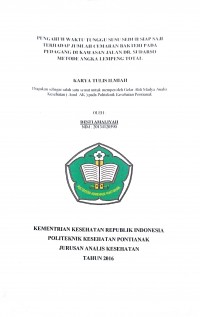 Hubungan Sarapan Dan Uang Saku Dengan Komsumsi Jajanan Di Sekolah Dasar Kristen Immanuel II Kubu Raya / Winda Dwi Astuti.--  Pontianak : PoliteknikKesehatanKemenkes Pontianak JurusanGizi, 2016.- 46 Hal